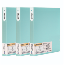 희망사무포인트 멜리브 O링 바인더 3공, 민트, 15개
