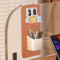 철제 타공판 벽걸이 페그보드 다용도 소형 타공판 수납 현관 사무실 수납판 메모판 수납함 데스크 욕실