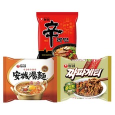 [농심] 신라면 5입 + 안성탕면 5입 + 짜파게티 5봉, 1개