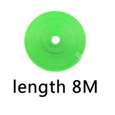 자동차 컬러 휠 림 프로텍터 장식 스트립 타이어 가드 라인 고무 몰딩 8M/롤 림블레이드 좋은, 08 green