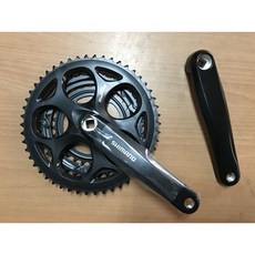 SHIMANO TOURNEY FC-A073 50/39/30T 曲柄組 170mm 大盤 3x7速 8速 原廠散裝, 1個