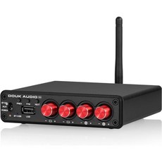 Douk Audio M4 4채널 블루투스 앰프 Hi-Fi 홈 스테레오 스피커 수신기