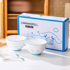 캐릭터 도자기 수저 선물세트 식기, 상세페이지 참조, 1개