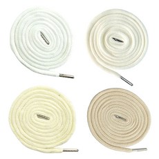 (4개세트) 140cm 원형 후드끈 바지끈 후드티 끈 츄리닝 허리끈 철팁 스트링 35색상, 4색혼합(화이트/백아이보리/아이보리/연베이지), 1개