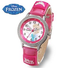 [정품 KC인증] 디즈니 겨울왕국 엘사 어린이 아동 손목시계 JTD-43
