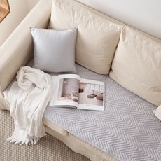 [코스트코]루마인 홈 양모 소파패드 60x180cm - 라이트 그레이