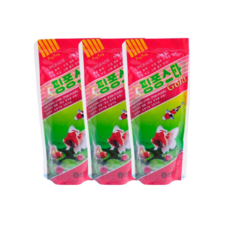 핑퐁 스타골드 금붕어 비단잉어 고급사료, 120g, 3개