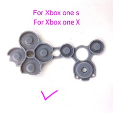XBOX 시리즈 SX용 회색 실리콘 Xbox One S X 컨트롤러 D 패드용 전도성 고무 전도성 고무 버튼, [03] For XBOX ONE S X