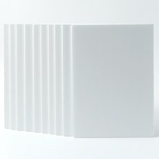 뮤즈 A4 재단 백색 폼보드 5T 210x300mm, 10개, 5mm
