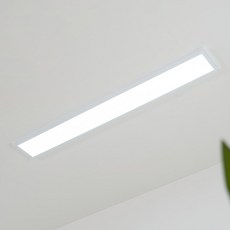 LED 직하형 엣지 평판조명 주방등 50W (1285x180), 주광색(하얀빛)