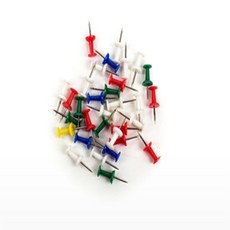 웅스토어 컬러게시판압정 벽면데코핀