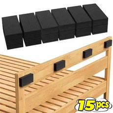 5/15개 가구 충격 흡수제 EVA 폼 소파 옷장 진동 방지 패드 스티커 바닥 보호, 03 5PCS, 04 black-7x40x3mm