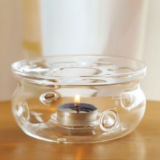 Bestra 내열유리 워머 티포트워머, 1개, 투명