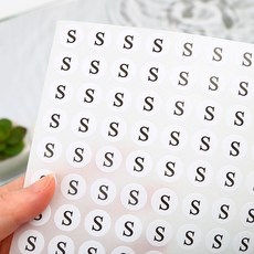 사이즈 표시 스티커 S 10장(1500개) ksg+6134MZ