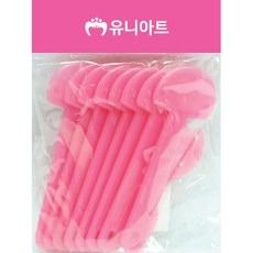 패션잡화 소품 조립부채 분홍색