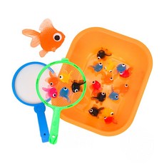 888玩具 888便利購 夜市撈金魚趣味遊戲組(ST031安全塑料) 洗澡玩水撈魚遊戲, 1個, Multicolor
