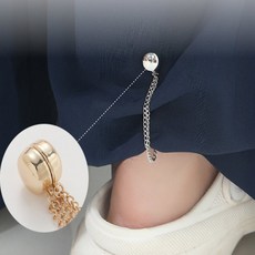 푸리 체인 마그네틱 단추 가디건단추, 골드