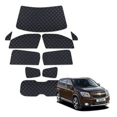 루젠 올란도 차박커튼 캠핑 암막 햇빛가리개, 1세트, 모던블랙