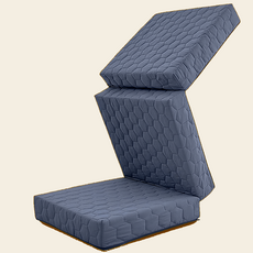 수면공학소 접이식매트리스 허리에좋은 탄탄한 단단한 3단 바닥 토퍼 수면 매트