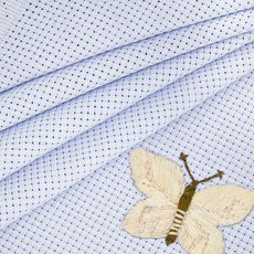 1개 십자수용 면 자수 원단 흰색 1010x1520x0.7mm, 하얀색