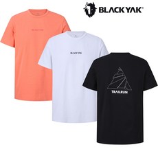 [블랙야크]25년SS 남여공용 트레일러닝 공용 로고 반팔티 1BYRTMU925