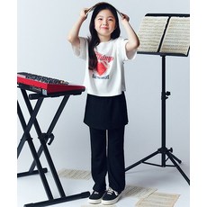 매장정품 탑텐 TOPTEN KIDS 여아) 크링클 스커트 레이어드 부츠컷 팬츠_MKF3PT2202 MKF3PT2202 594845