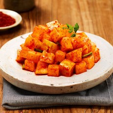 [당일제조] 깍두기 김치 국산 아삭아삭 전라도 김치, 2kg, 1박스