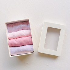 YOUrs 新生兒好棉禮盒，台灣製竹節棉寶寶紗布衣 奶嘴帽 圍兜