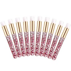 속눈썹 연장 클렌저 샴푸 브러시 용기 포함 필 오프 블랙헤드 브러시 리무버 도구 연장용 코 모공 딥 클리닝 (로즈 레드) 214729, 속눈썹 연장 클렌저 샴푸 브러시, 용기 포함, 필 오프