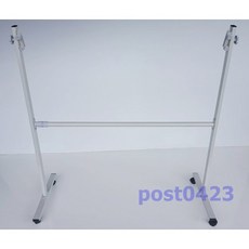 大也 100*200cm單桿伸縮式廣告看板架 廣告板 彩繪板 白板架 大型版面專用腳架, 1個, 白色