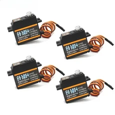 1PCS/2PCS/4PCS EMAX ES3054 메탈 기어 디지털 서보 모터 17g 4.8 6.0V DIY 장난감 부품 고정 날개 항공기, 02 4PCS ES3054