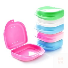 쾅쾅상사 교정기 틀니 보관함 교정기유지장치보관통, 1개, 1개입