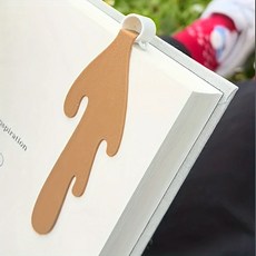 스마트픽 2pcs 독특한 커피 책갈피 커피 엎질 디자인 북마크책갈피 커피 애호가 전용 가죽 북마크, 2개