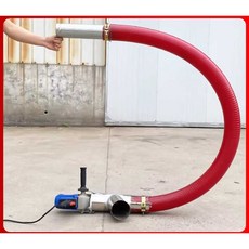 진공 이송기 곡물 분말 가루 사료 호퍼 흡입 사출기, 3.5인치x1.5m