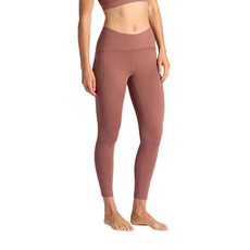 Gaiam 여성용 옴 하이라이즈 액티베이트 7/8 레깅스 슬림 핏 63.5cm(25인치) 안쪽 솔기 수분 흡수 블루 인디고. L 163558