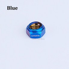 티타늄 너트 금속 인서트 육각 육각형 자동 잠금, 1. Blue