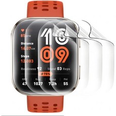 5개 수분젤 필름 화면 보호지 아마즈핏 비프 6 46mm 1.97인치 스마트워치 부드러운 HD 투명 TPU 터치 감지 자기 치유 긁힘 방지 초박형 간편 설치, 5개 수분젤 필름 화면 보호지 아마즈핏 비프 6 46m