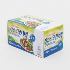 다이소 맘스크린 일회용 위생백 소 400매 56347, 15개