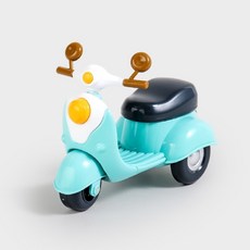 Be Woman 現貨 韓國 大創 Daiso 模型 迷你 摩托車 裝飾 玩具, 薄荷綠, 1個