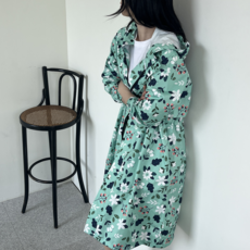 스타니 new 고급 골프 등산 비옷 우비 우의 레인코트 여성 바람막이, 1개, 민트꽃