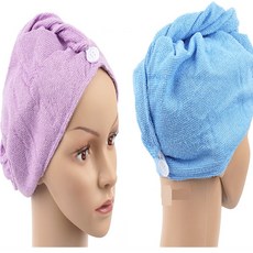 다람조니샵 샤워두건 사우나헤어캡, 블루