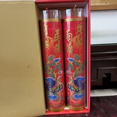 萬里行 六斤安全斗燭 酥油蠟燭 紅色蠟燭 黃色蠟燭 斗燭 國泰民安 風調雨順 安全蠟燭, 1個, 6斤安全斗燭(紅)