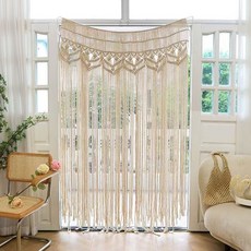 공간분리 긴창형 파티션 다용도 가림막 커튼 도어커튼, 흰색