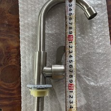304不銹鋼廚房單冷水龍頭, 1個, 小彎單冷水龍頭（210高）