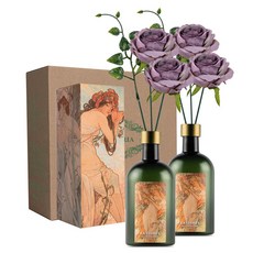 라플로리아 꽃 디퓨저, 2개, 500ml, S2.한가득꽃집향/B9미니모란L12/바이올렛