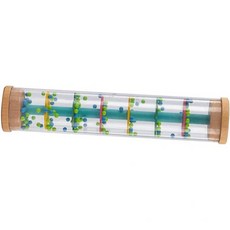 소년 소녀 레인스틱 악기 롤링 비즈 장난감 감각 발달 소녀용 조기 교육용 빗소리 딸랑이