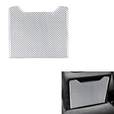 碳銀 亮光真碳纖維 Carbon Fiber 後排儲物箱 菸灰缸面板貼片 15-21 W205 C300 C43 C63