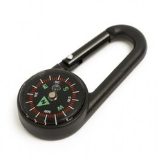 제이데이즈 고강도 나침반 카라비너 3p, 다크 블랙 카라비너