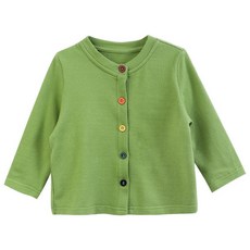 小不點兒 寶寶早秋撞色扣基礎外套 嬰兒開衫外套 2022秋季休閒百搭 男女小童針織衫 90cm-110cm