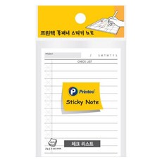 플래너스티키노트 체크리스트 PL74C(74.5x102mm45매), 단품